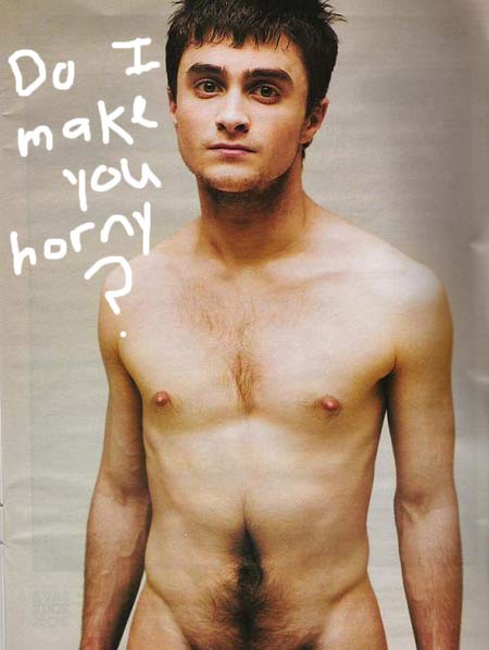 Daniel Radcliffe nekkid