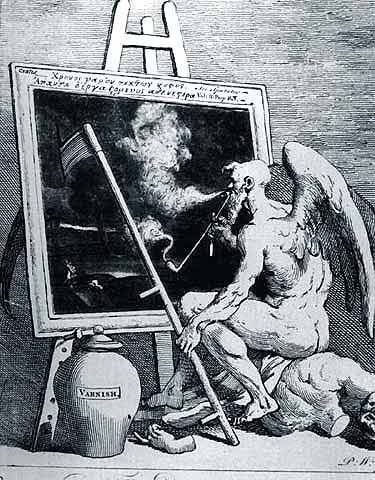 Time Smoking by William Hogarth