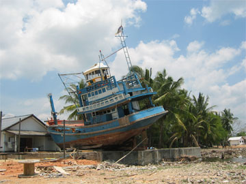 tsunami boat