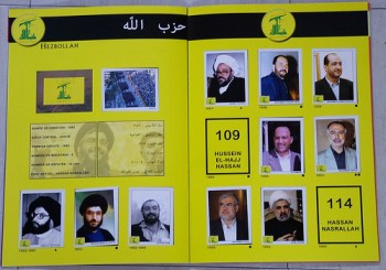Hezbollah stickers
