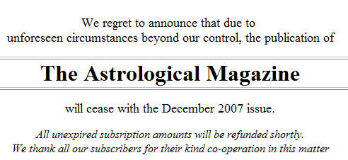 Astrological Magazine