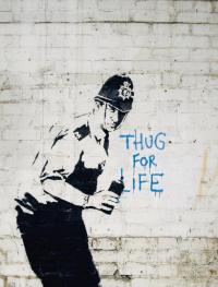 Banksy Thug for Life