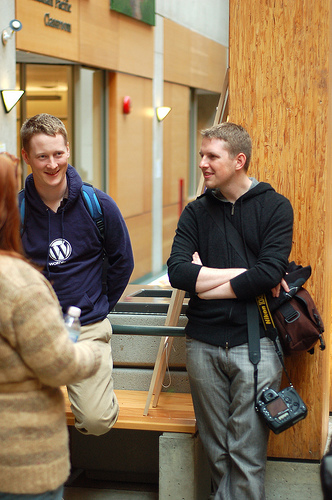 Lloyd and Matt from WordPress