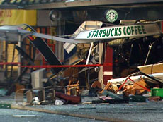 Starbucks Explosion, Broadway and Heather