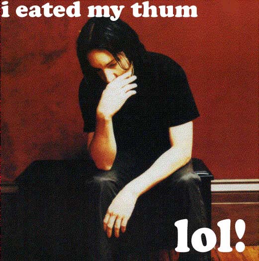 Trent Eated his thum