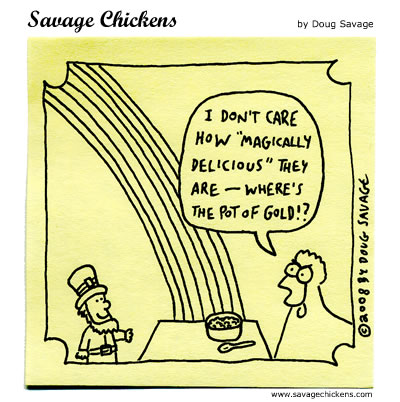 St Patrick’s Day leprechaun vs Savage Chicken