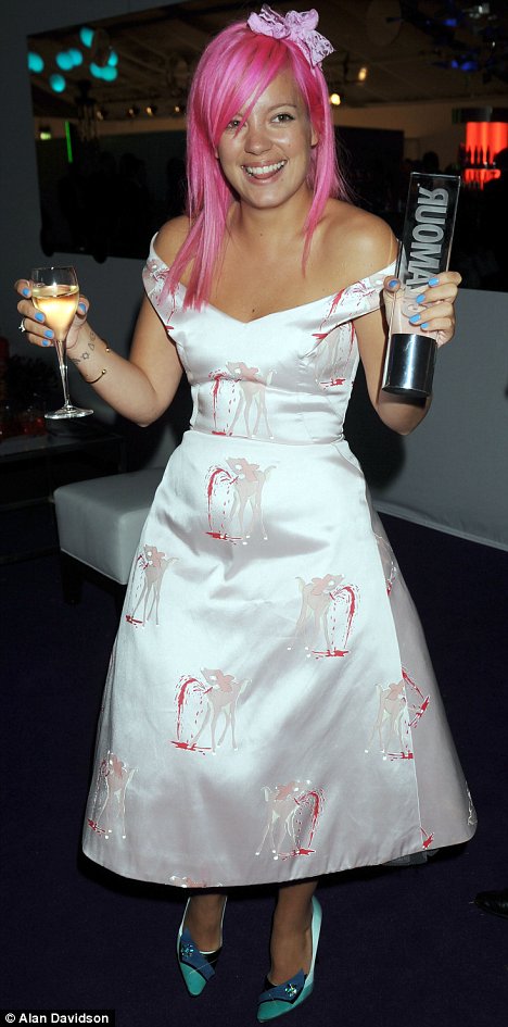 Lily Allen in the Dead Bambi dress