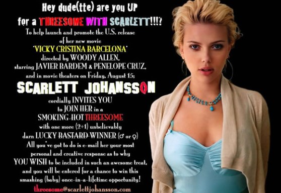 Scarjo is ready when you are!