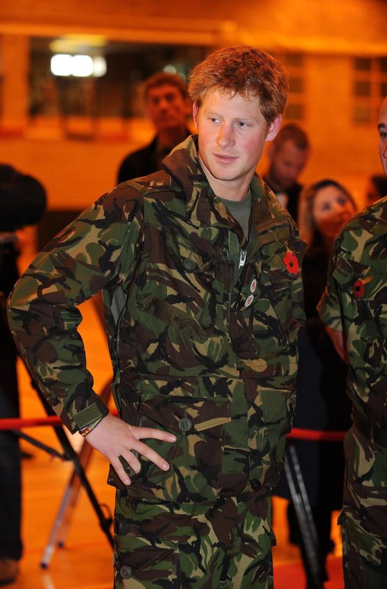 Prince Hot Ginge in uniform