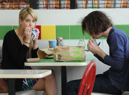 Peaches Geldof with man of the moment