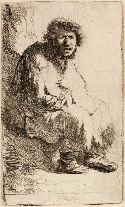 The Beggar by Rembrandt