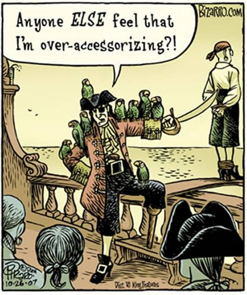Pirates do tend to overaccessorize