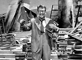 Burgess Meredith on the Twilight Zone