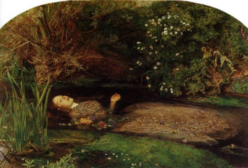 Ophelia by John Everett Millais demonstrates my idea of repose