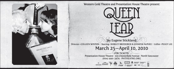 Queen Lear at Presentation House