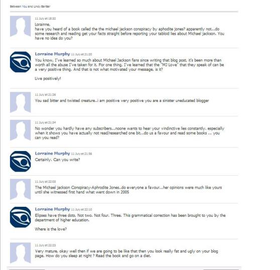 Lindy Bartter is also not talking to me