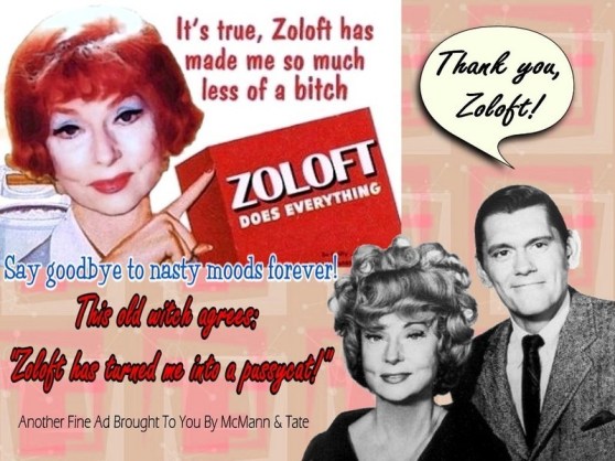 Endora would NEVER stoop to psychoactives. Other than Martinis, of course
