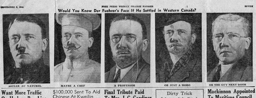 Hitler is everywhere in Western Canada