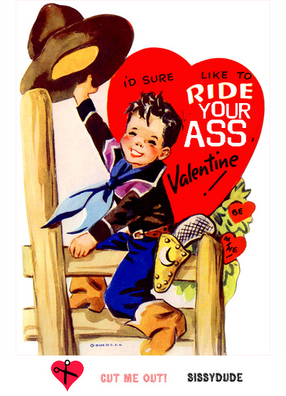 Isn't that cute, he sent his valentine to a pony. I think???