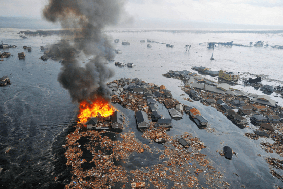 Japan Earthquake Tokyo Fires