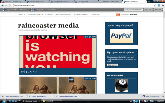 Inuit Types theme for raincoastermedia.com