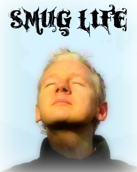 Julian Assange Smug Life. I got 99 problems but a snitch ain't one