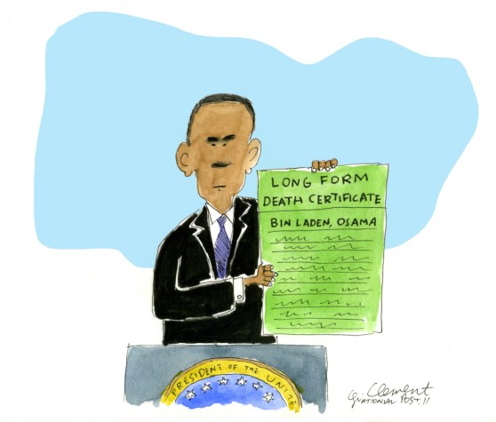 Osama Bin Laden has his paperwork in order