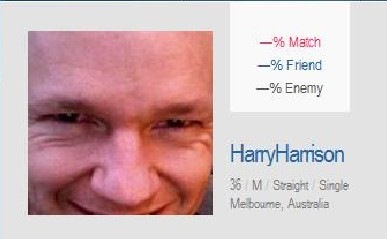 Harry Harrison on OK Cupid Harry Harrison on OK Cupid oh and Cupid is SO NOT OKAY with using a fake name