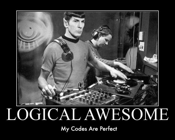 Spock is logical awesome. The internet, on the other hand, is Illogical Awesome.