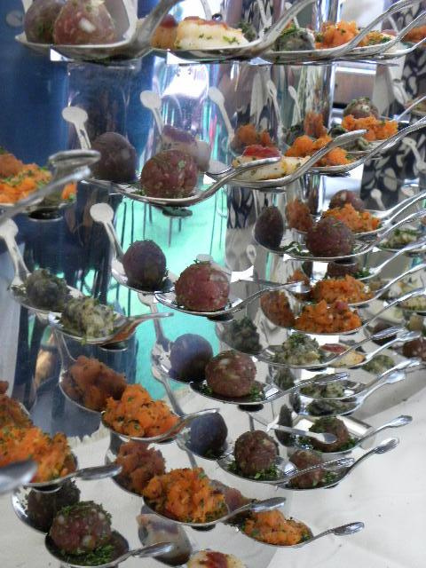 Array of Amuses at Le Frolic on Bastille Day