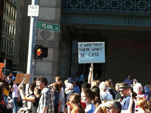 Goddam Organizers cheaped out! OccupyBakeries!