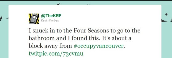 Occupy Tweet TheKRF