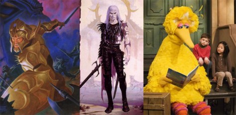 Big Bird: pictured left to right, same dude