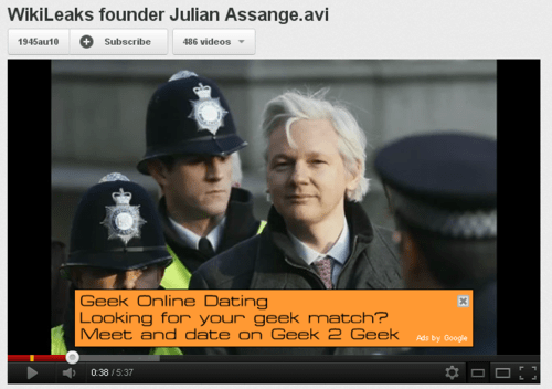Geek Online Dating with Julian Assange