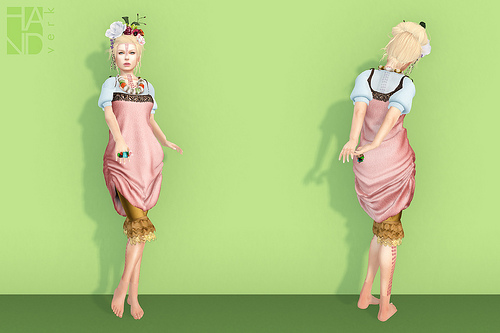 Knock kneed hipster girl