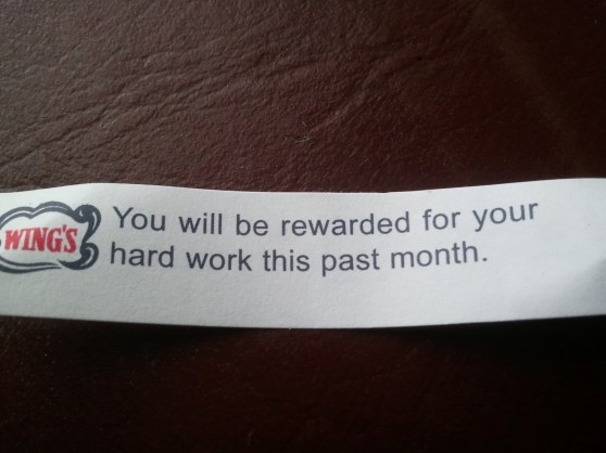 THIS is my fortune?