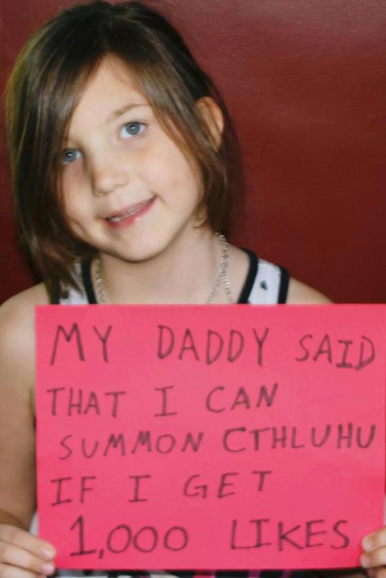 Here Cthulhu! says Summon Cthulhu Kid