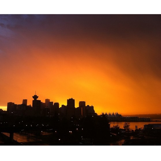Vancouver Sunset by Robin McMillan