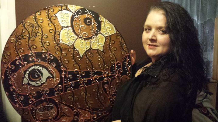 Copper Painting by artist Marilyn McKee