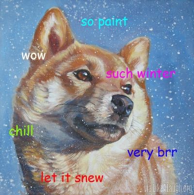 Snow Doge says: very funds. So Olympics. Wow.