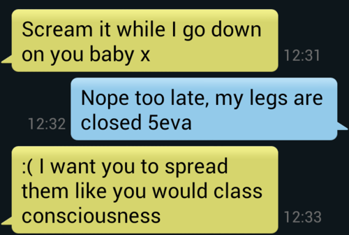 Spread them like you would class consciousness