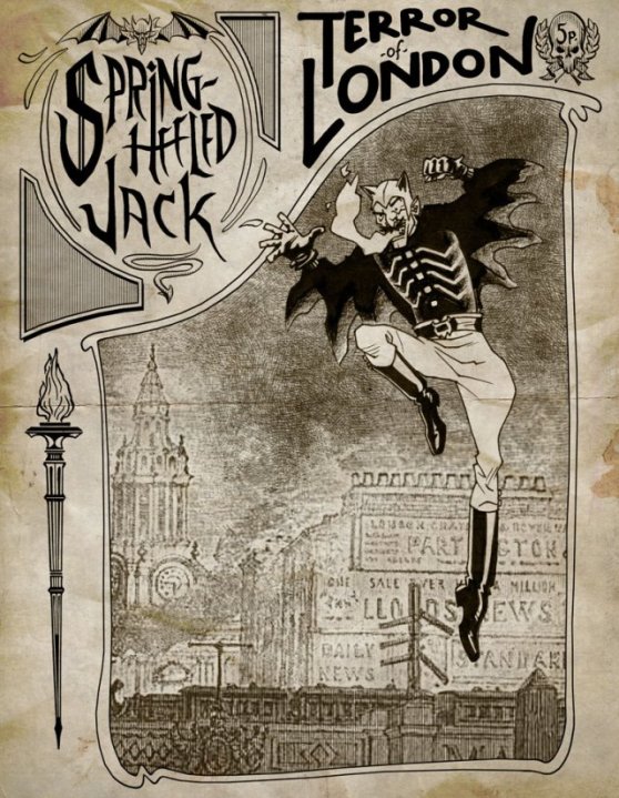 Spring Heeled Jack also apparently kitten heeled