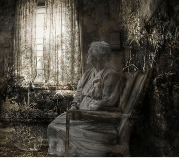 Ghost in Old Room by DivvuartRome