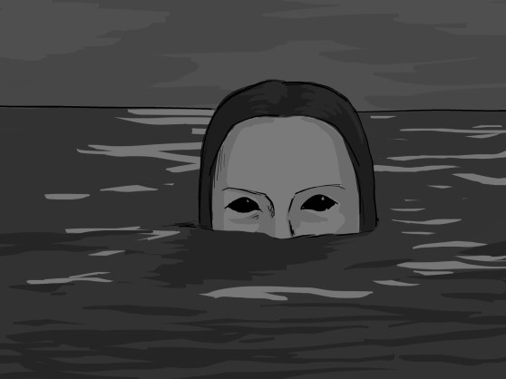 Face in the Water by ParaSci