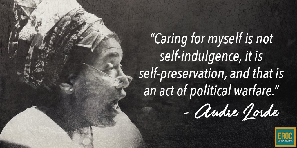 Audre Lorde on self-preservation