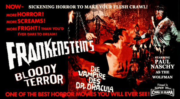 Frankenstein's Bloody Terror poster