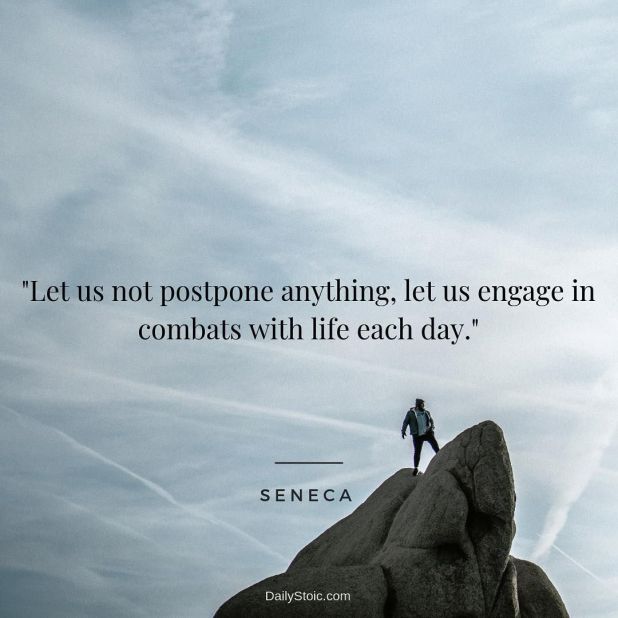 Seneca says get off your ass