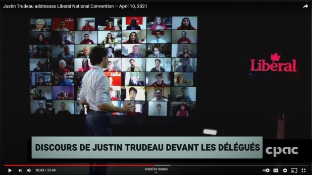 Justin Trudeau's gratuitous ass shot. Let it not be said the LPC doesn't know how to give the people what they really want.