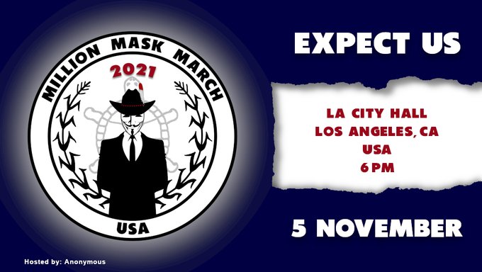 Million Mask March 2021 Los Angeles