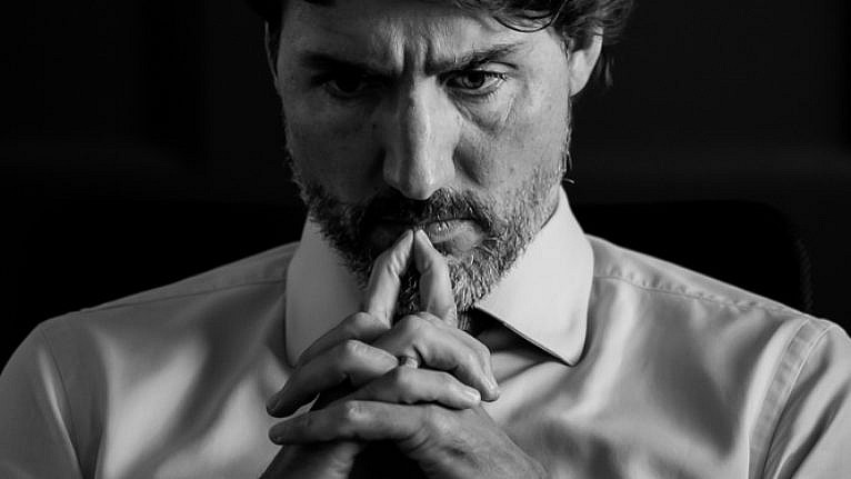 Justin Trudeau looking preoccupied